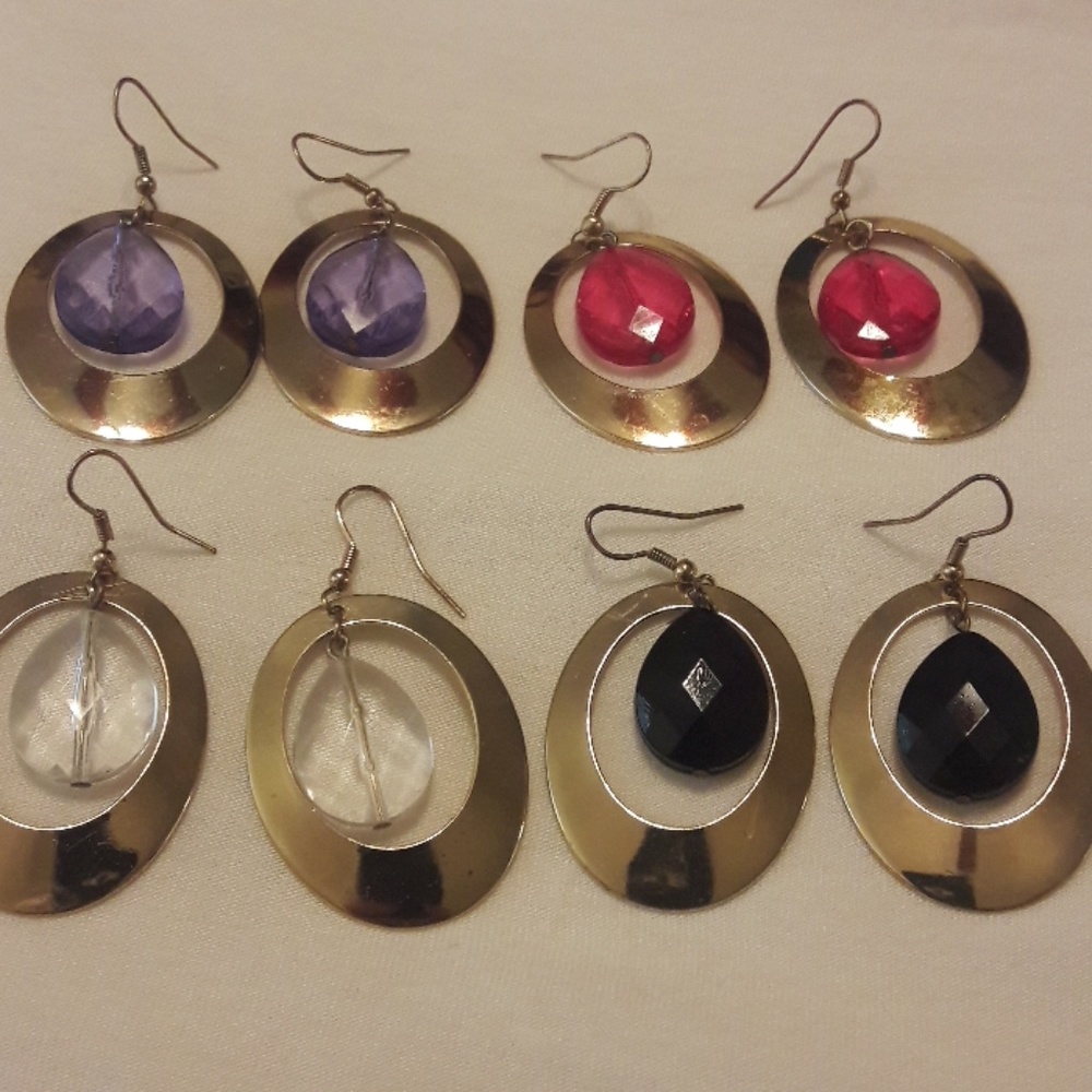 💙💖🖤🗯️4 pr. 4 colors. Wardrobe of hoops